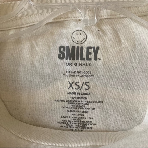 Better Your Day Recycled Bland Graphic Tee in Washed White | New No Tags | XS/S - Picture 10 of 10